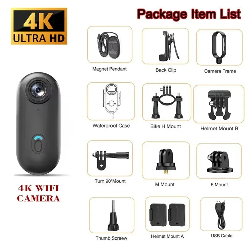 Magnetic Pocket Action Camera